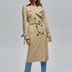 Демисезонный тренч Mila Nova Q-44 бежевый