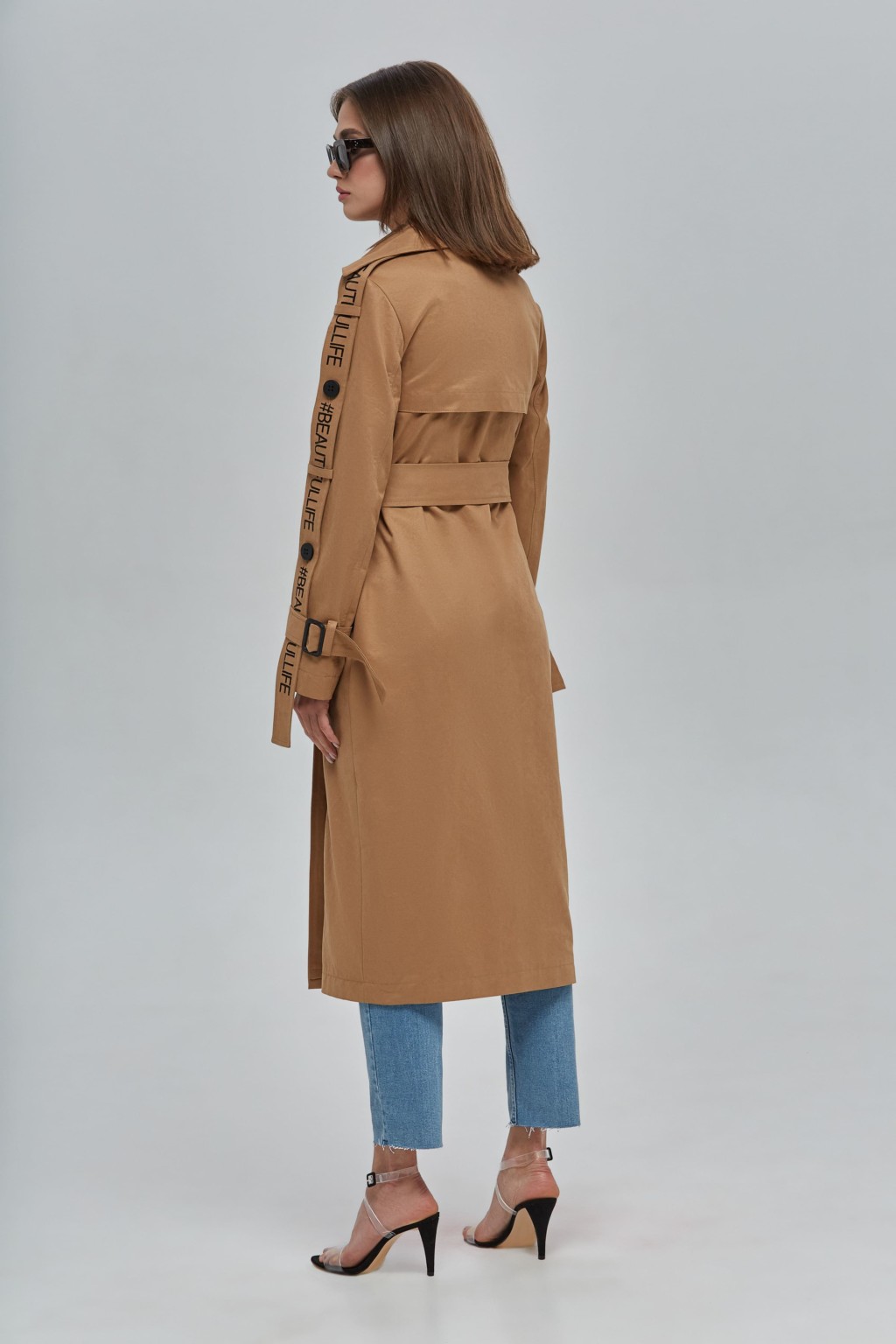 Демисезонный тренч Mila Nova Q-44 кемел — изображение 3