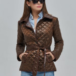 Демисезонная куртка Mila Nova К-95 шоколад