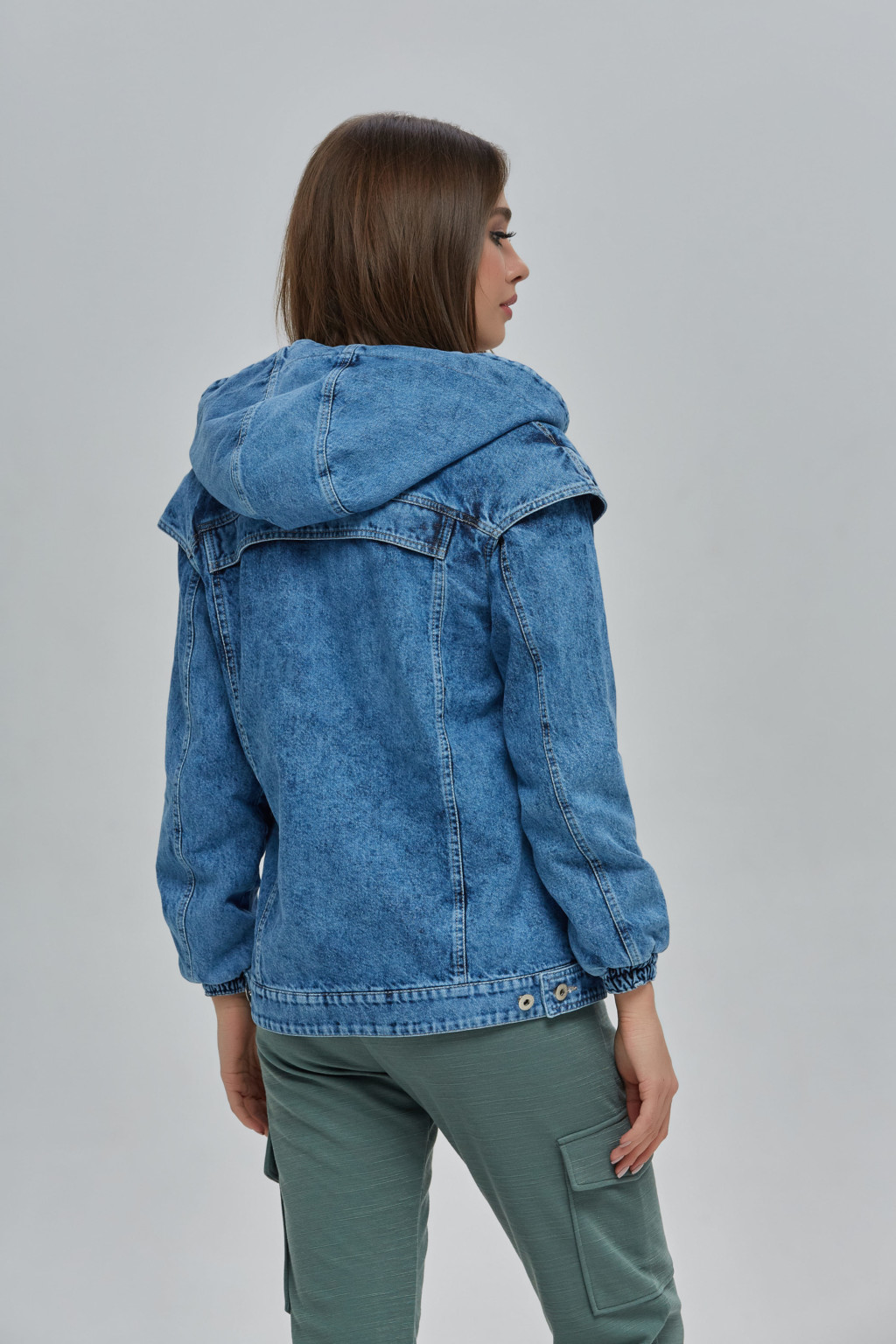 Джинсовая куртка Mila Nova Q-33 синий — изображение 2