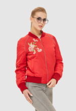 Демисезонная куртка Mila Nova КВ-11 красная