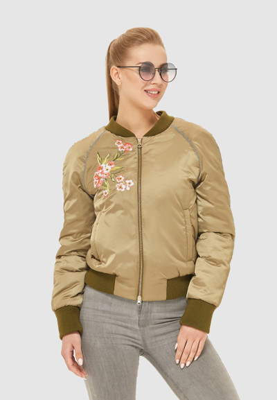 Демисезонная куртка Mila Nova КВ-11 оливка