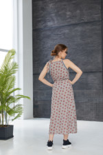 Летнее платье Mila Nova Ф-91 серое — изображение 2