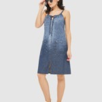 Летнее джинсовое платье Mila Nova Ф-89 синий