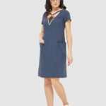 Летнее платье Mila Nova Ф-58 синее