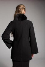 Зимове пальто Mila Nova З-37 чорний - Зображення 2