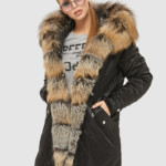 Зимняя парка Mila Nova П-88 черная