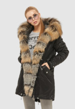 Зимняя парка Mila Nova П-88 черная