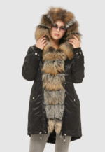 Зимняя парка Mila Nova П-88 черная — изображение 2