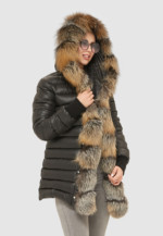 Зимняя парка Mila Nova П-88 черная — изображение 5