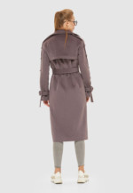 Демисезонное пальто Mila Nova ПВ-93 темная фреза — изображение 2