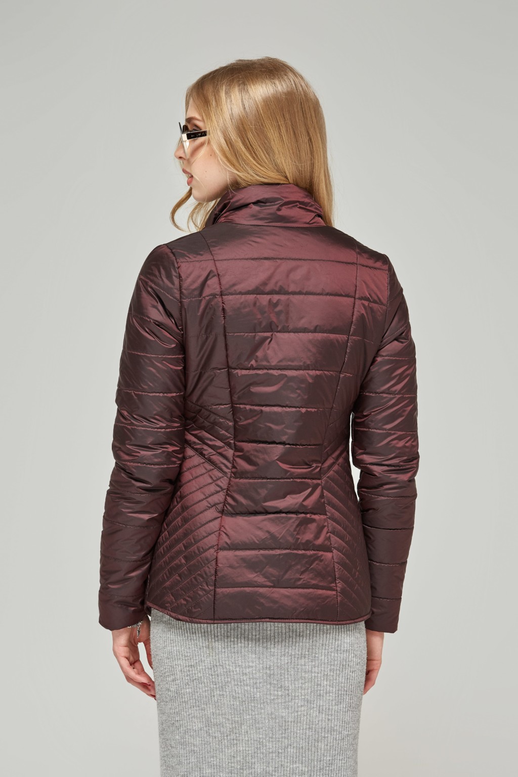 Демисезонная куртка Mila Nova К-63х бордо — изображение 2