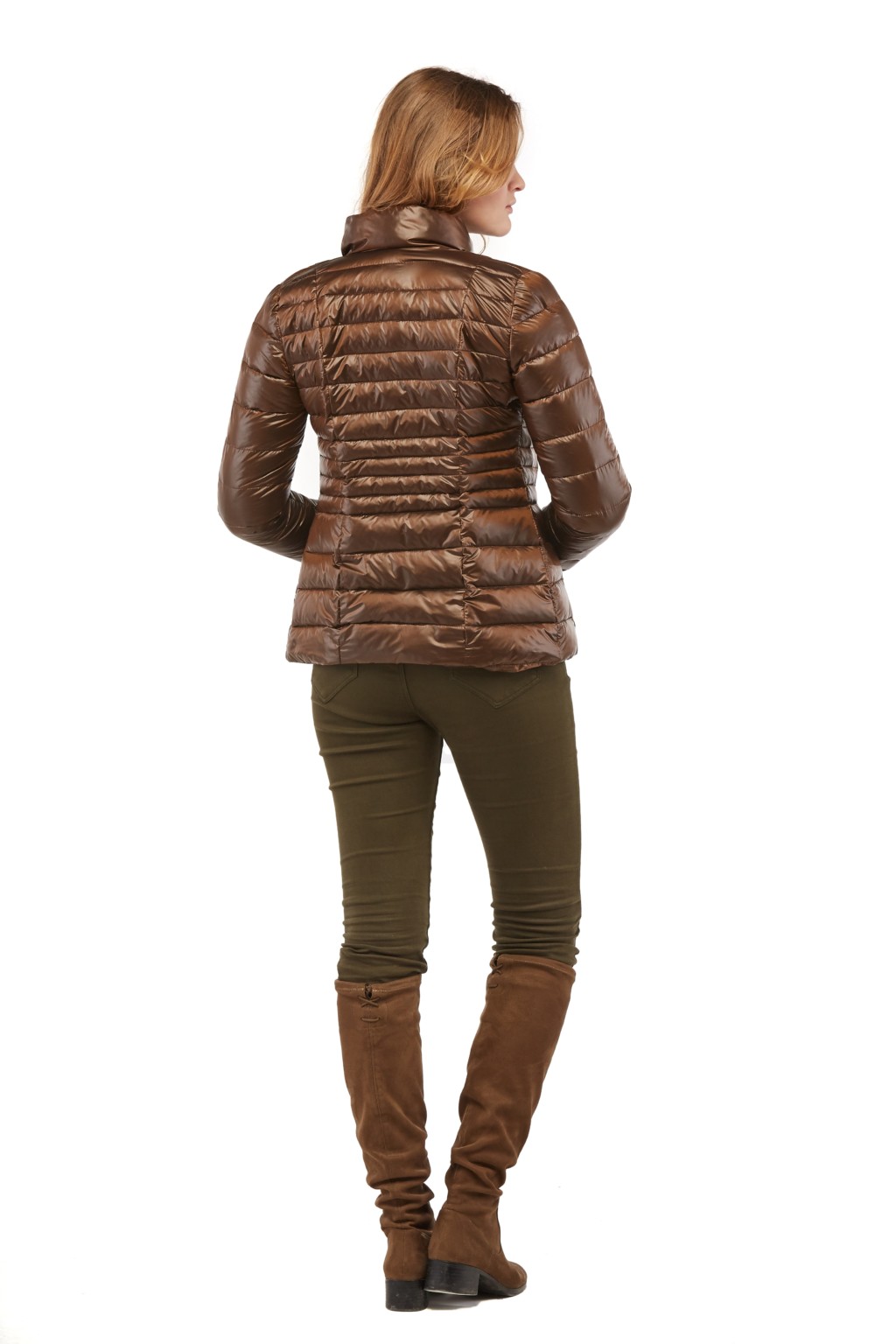 Демисезонная куртка Mila Nova КВ-17 шоколад — изображение 2