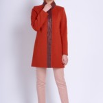 Демисезонное Пальто Mila Nova А-8 терракот