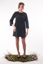 Демисезонный плащ Mila Nova А-6пл черный — изображение 2