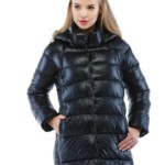 Зимний пуховик Mila Nova К-33 синий