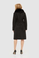 Зимняя дубленка Mila Nova Д-148 черная — изображение 2