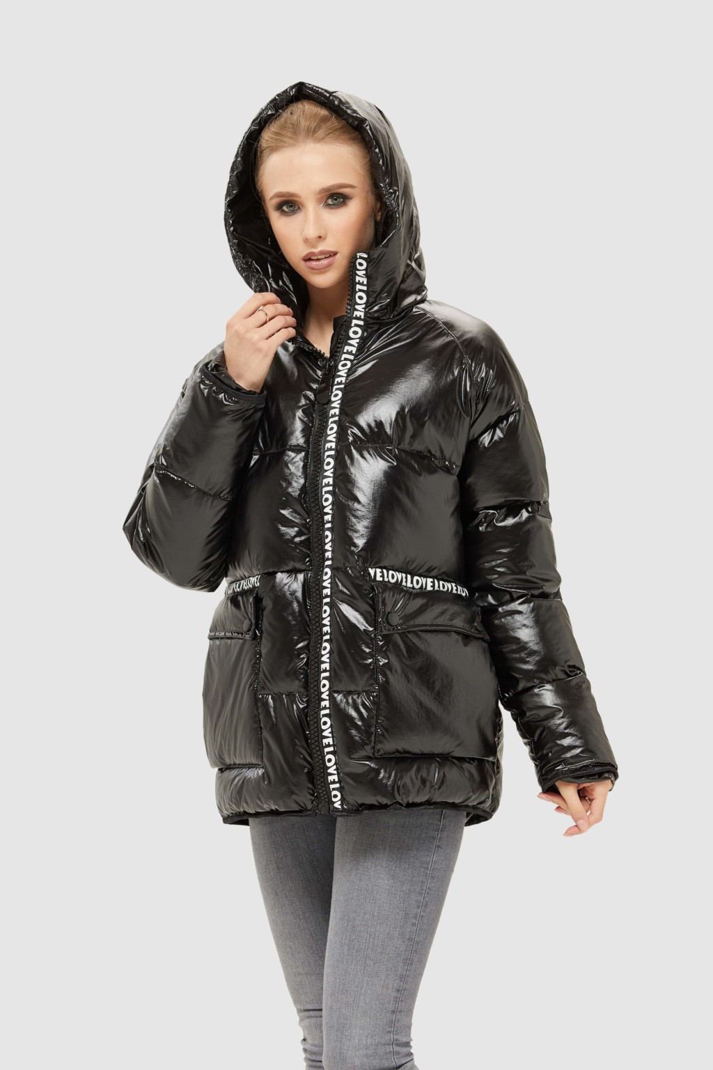 Зимняя куртка Mila Nova К-97 черная — изображение 2