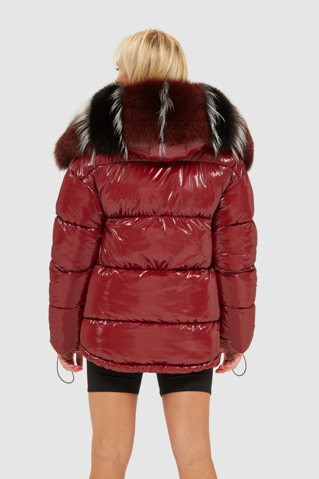 Зимняя куртка Mila Nova К-104 бордо — изображение 2