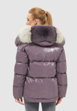 Зимняя куртка Mila Nova К-104 сирень — изображение 2