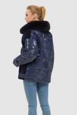 Зимняя куртка Mila Nova К-107 синий — изображение 2