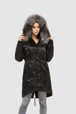 Зимняя парка Mila Nova П-89 черная — изображение 2