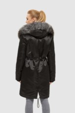 Зимняя парка Mila Nova П-89 черная — изображение 3