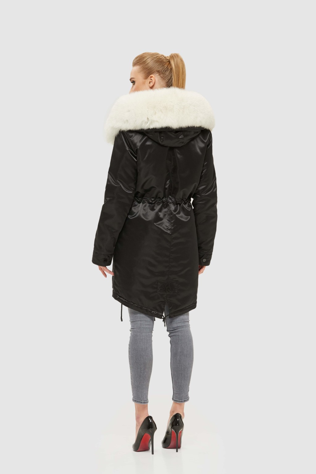 Зимняя парка Mila Nova П-93 черный — изображение 5