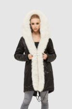 Зимняя парка Mila Nova П-93 черный — изображение 4