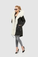 Зимняя парка Mila Nova П-93 черный — изображение 3