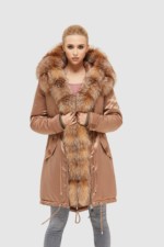 Зимняя парка Mila Nova П-96 капучино