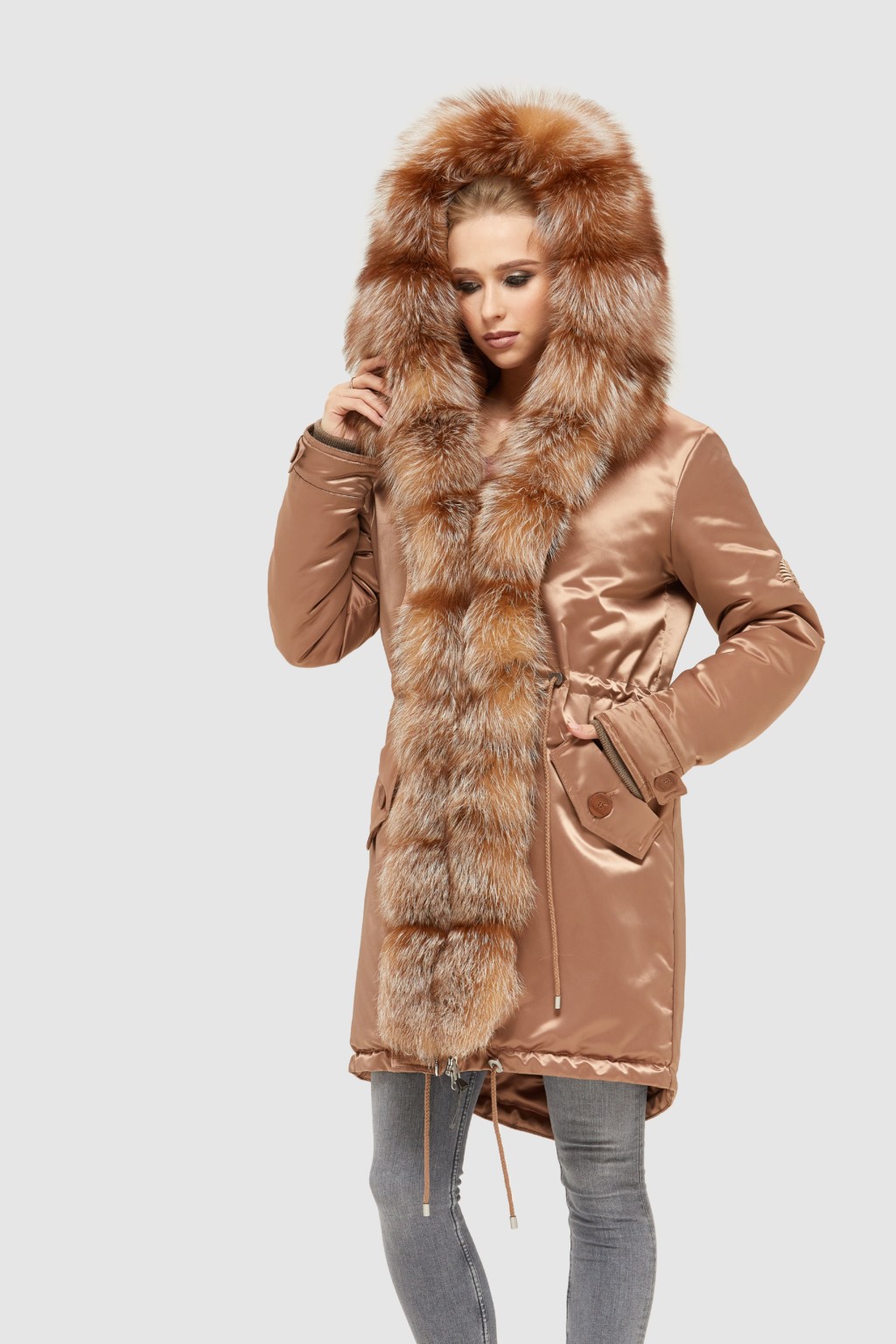 Зимняя парка Mila Nova П-96 капучино — изображение 2