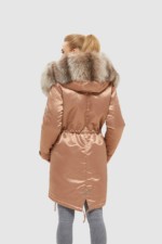 Зимовая парка Mila Nova П-96єх капучино - Зображення 6