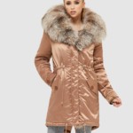 Зимняя парка Mila Nova П-96ех капучино