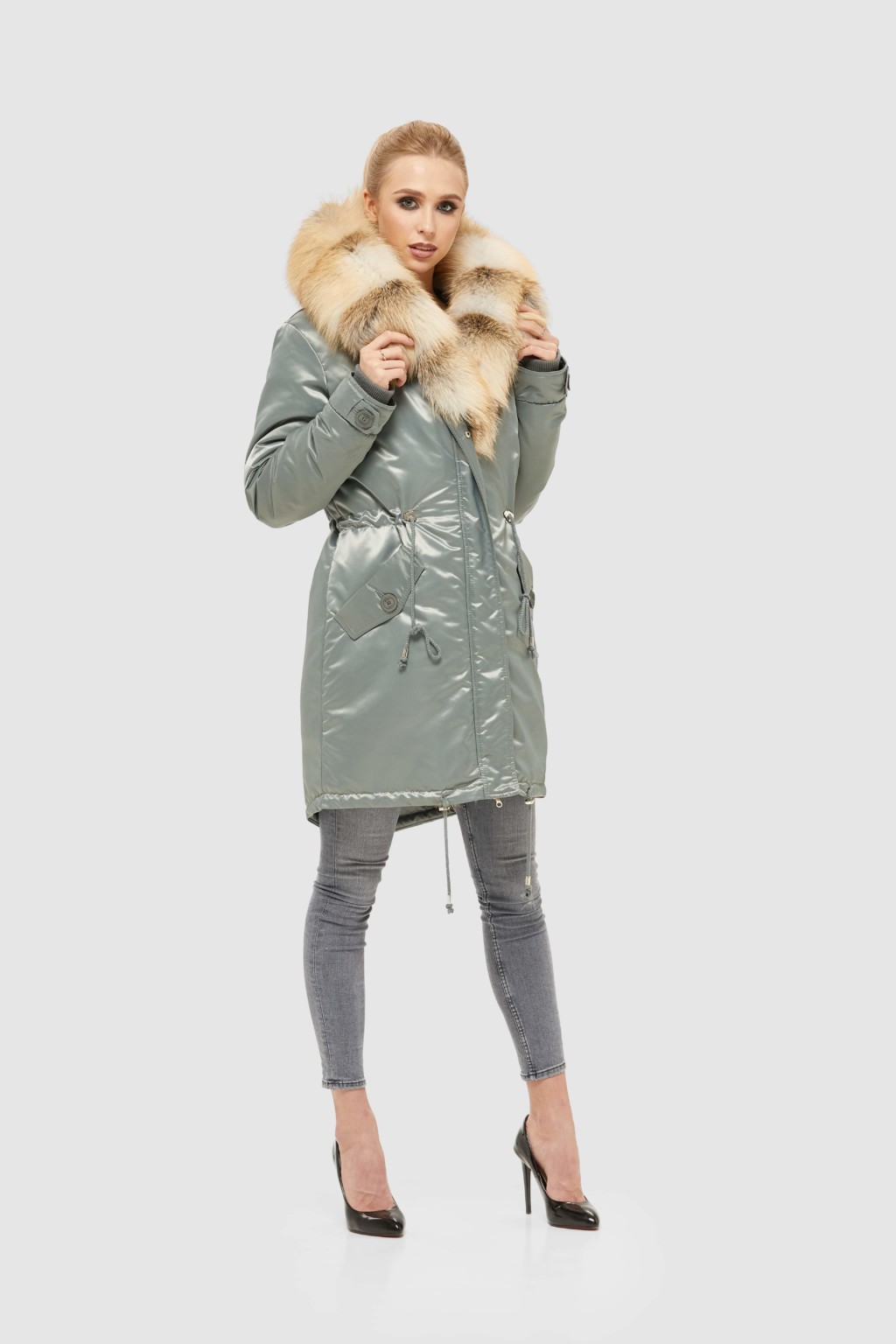 Зимняя парка Mila Nova П-96ех бирюза — изображение 3