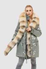 Зимняя парка Mila Nova П-96ех бирюза — изображение 4