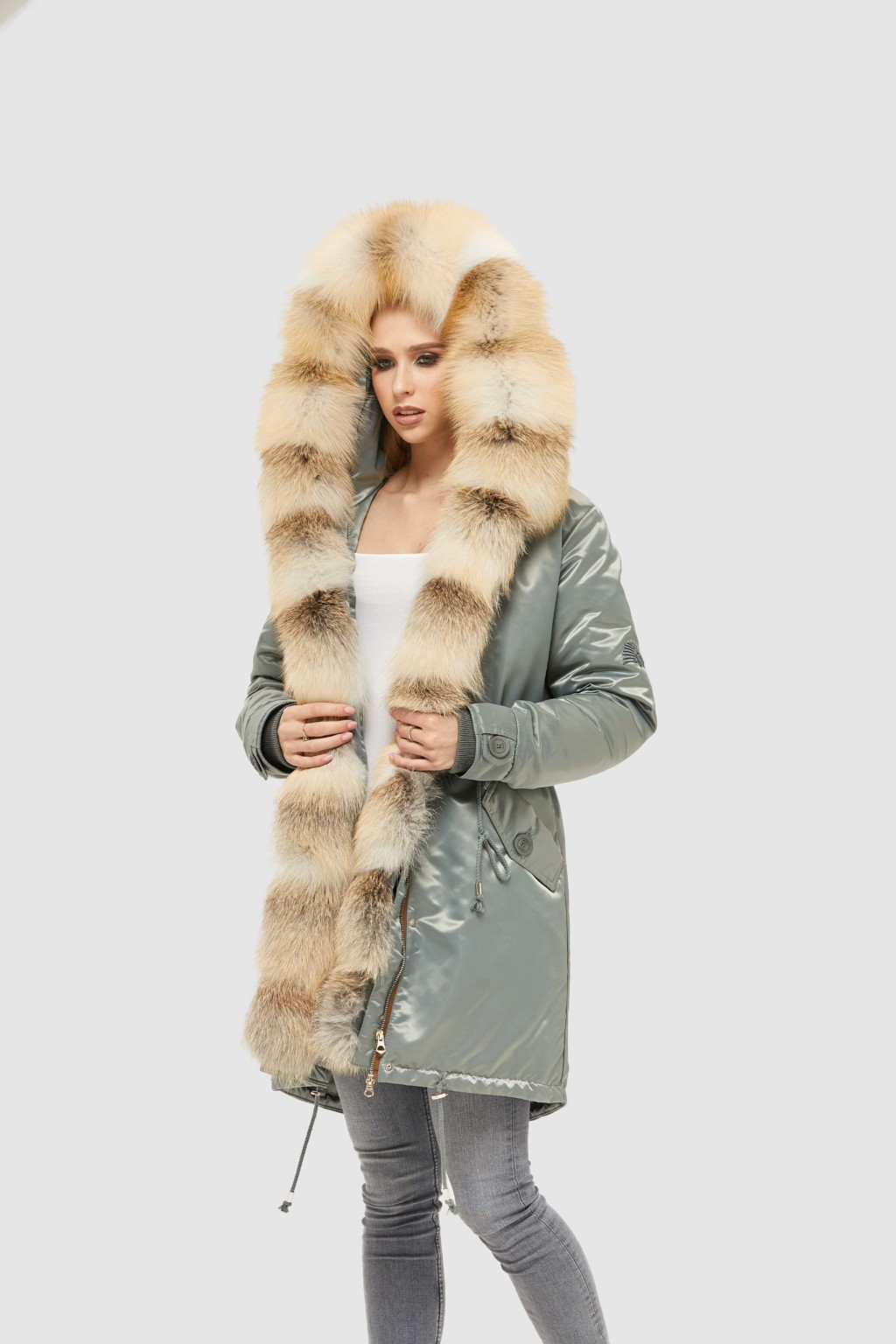 Зимняя парка Mila Nova П-96ех бирюза — изображение 5