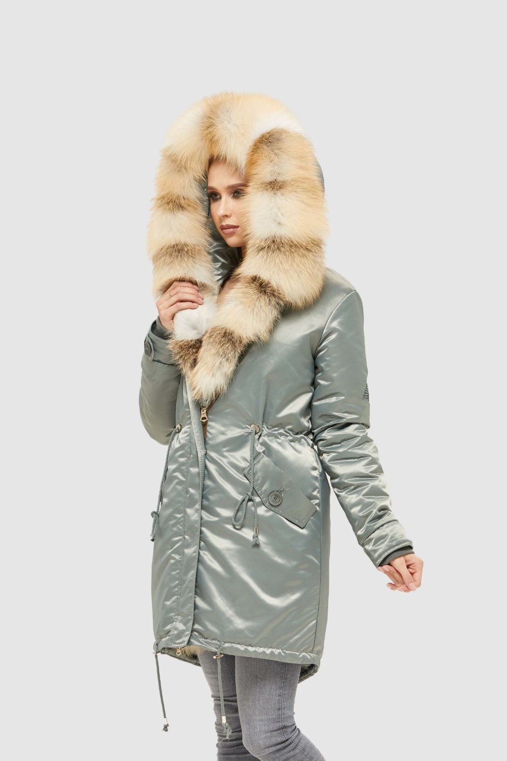 Зимняя парка Mila Nova П-96ех бирюза — изображение 7