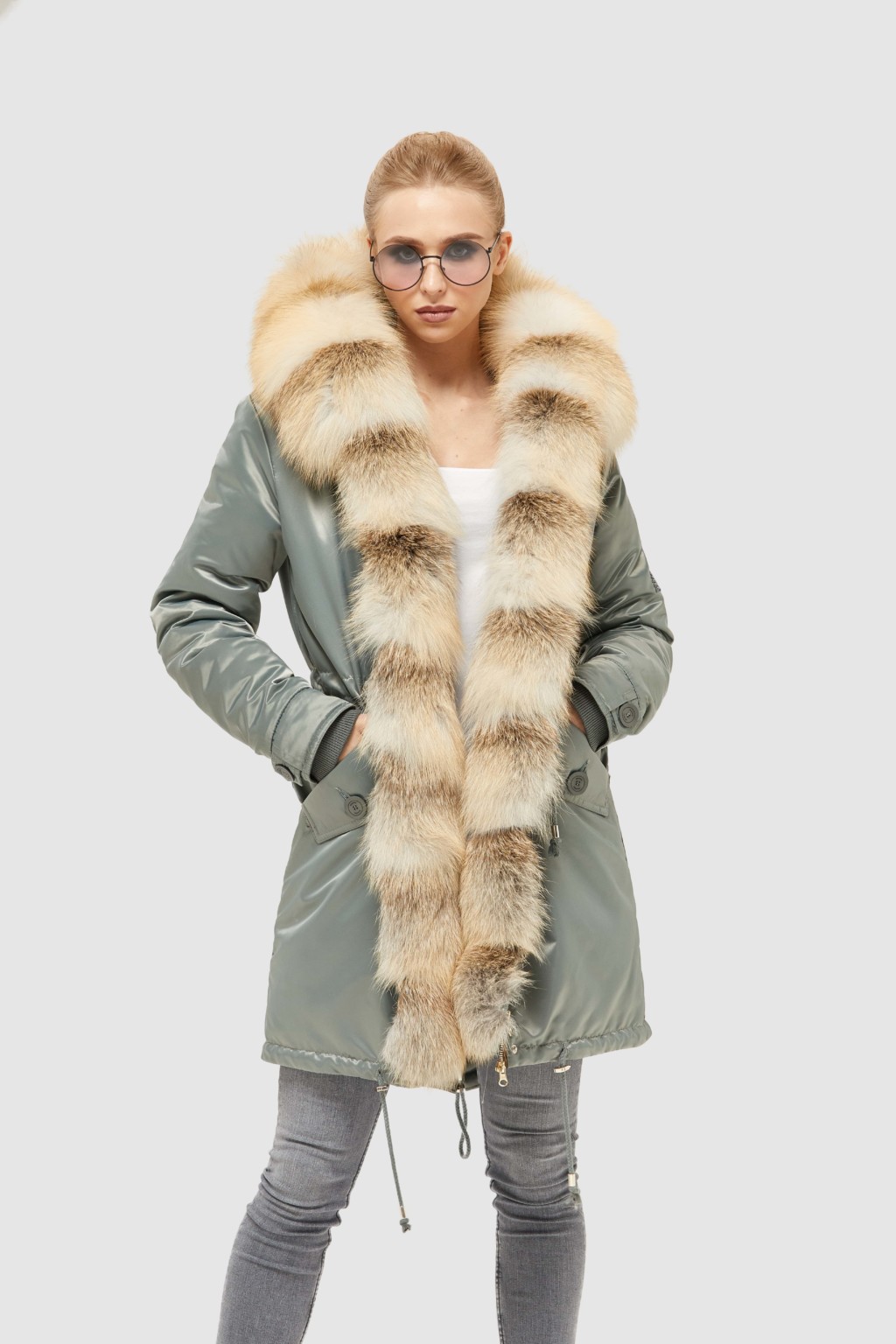 Зимняя парка Mila Nova П-96ех бирюза — изображение 1