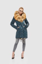 Зимняя парка Mila Nova П-96ех цвет морской волны — изображение 7