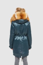 Зимняя парка Mila Nova П-96ех цвет морской волны — изображение 5