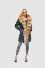 Зимняя парка Mila Nova П-96ех цвет морской волны — изображение 3