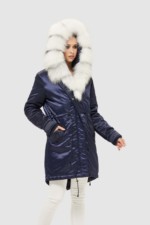 Зимняя парка Mila Nova П-96ех синий — изображение 2