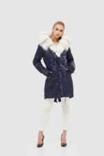 Зимняя парка Mila Nova П-96ех синий — изображение 4