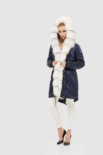 Зимняя парка Mila Nova П-96ех синий — изображение 6