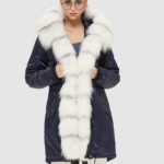 Зимняя парка Mila Nova П-96ех синий