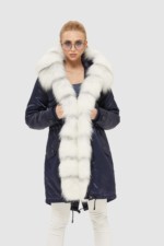 Зимняя парка Mila Nova П-96ех синий