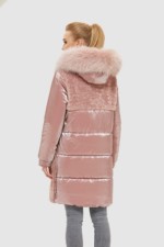 Зимняя куртка Mila Nova К-101 розовая — изображение 2