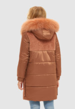 Зимняя куртка Mila Nova К-101 капучино — изображение 3