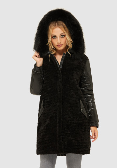 Зимняя куртка Mila Nova К-101 черная